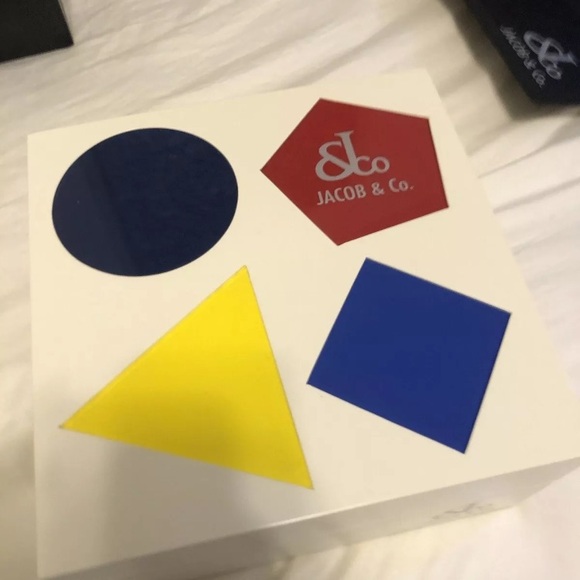 JACOB & CO 5 TIME ZONES WATCH WITH ORIGINAL FACTORY DIAMONDS - Picture 9 of 10